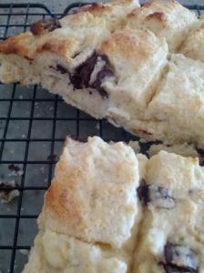 Chocolate Ricotta Scones