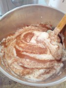 Fold in the whites lightly.